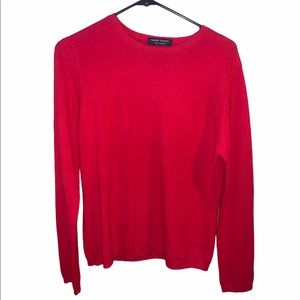 Valerie Stevens 2 Ply Cashmere Red Sweater Size M